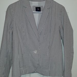 GAP Seersucker Blazer EUC